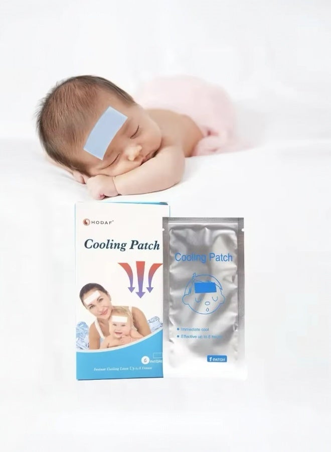 Hodaf Temperature Control Sheet Instant Cooling Patch 6 Pcs For Babies - Image 4